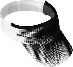 Viseira para Corrida Hupi Tuna Branco e Preto