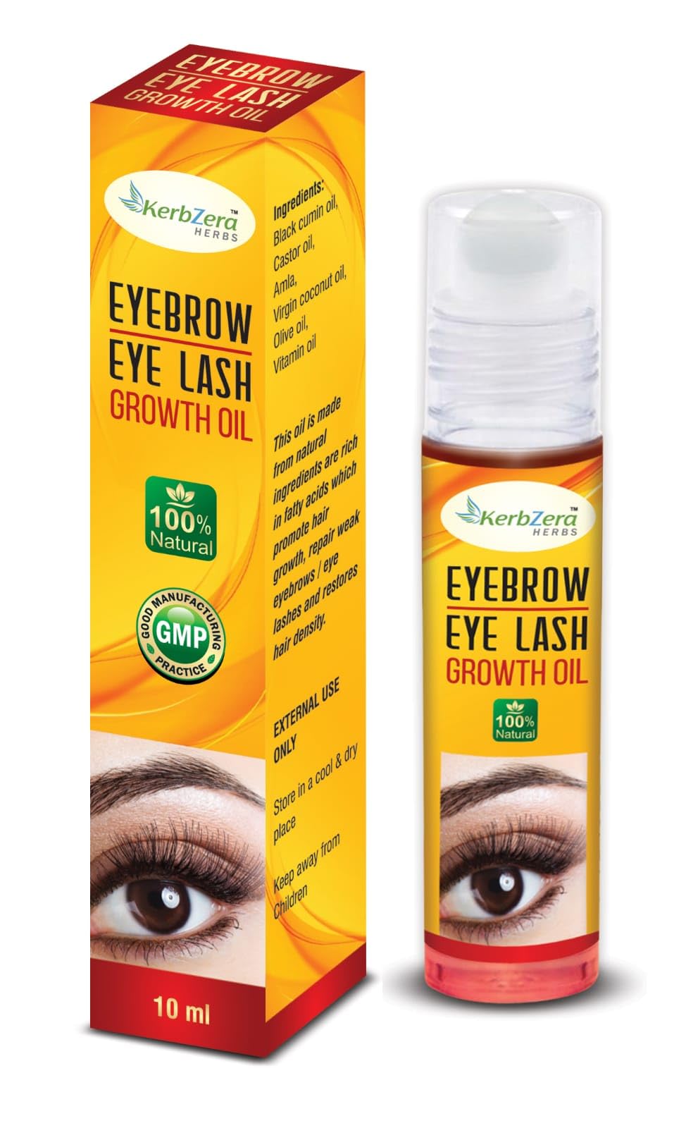 Eye Brow Eye Lash Growth Serum | Natural & Organic Lash & Brow Enhancer with Amla, Shikakai, Rosemary, Fenugreek, Olive & Castor Oil for Longer & Thicker Eyebrow & Eyelashes-image-46
