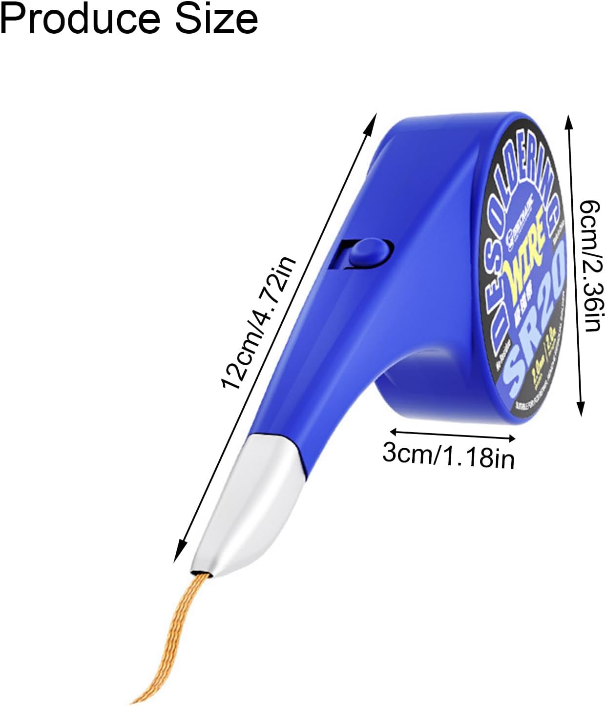 Multifunctional Tin Suction Line Remove Desoldering Kits for Easy Removal in Tight Spaces Easy Solder Extraction