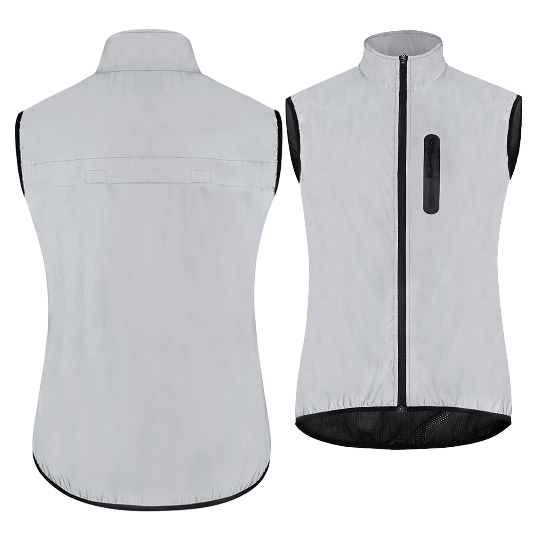 Chaleco de ciclismo reflectante para hombres mujeres chaqueta sin mangas camisetas ciclismo chaleco bicicleta de carretera ropa de bicicleta de alta visibilidad