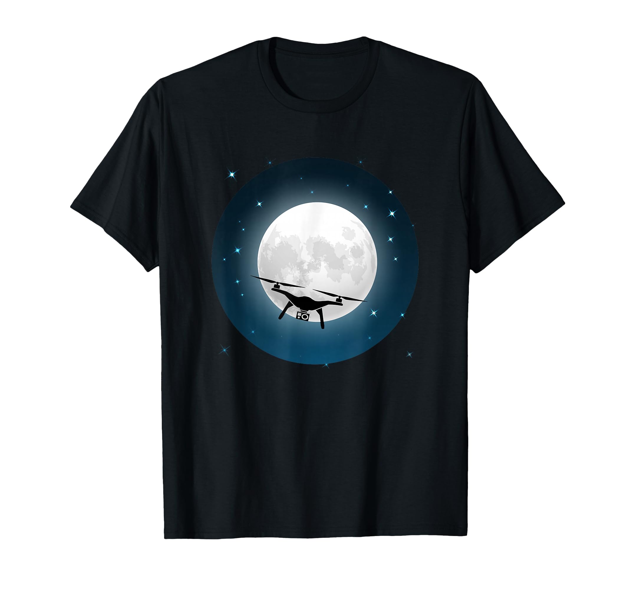 Drone moonlights drones quadcopters funny drone pilott lover T-Shirt