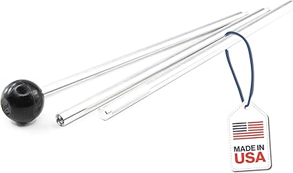 Excel Blades 30-Inch Aluminum Mahl Stick – Painter Hand Rest With Rubber End, 3-Section Design For Artist, Painter Tools And Accessories