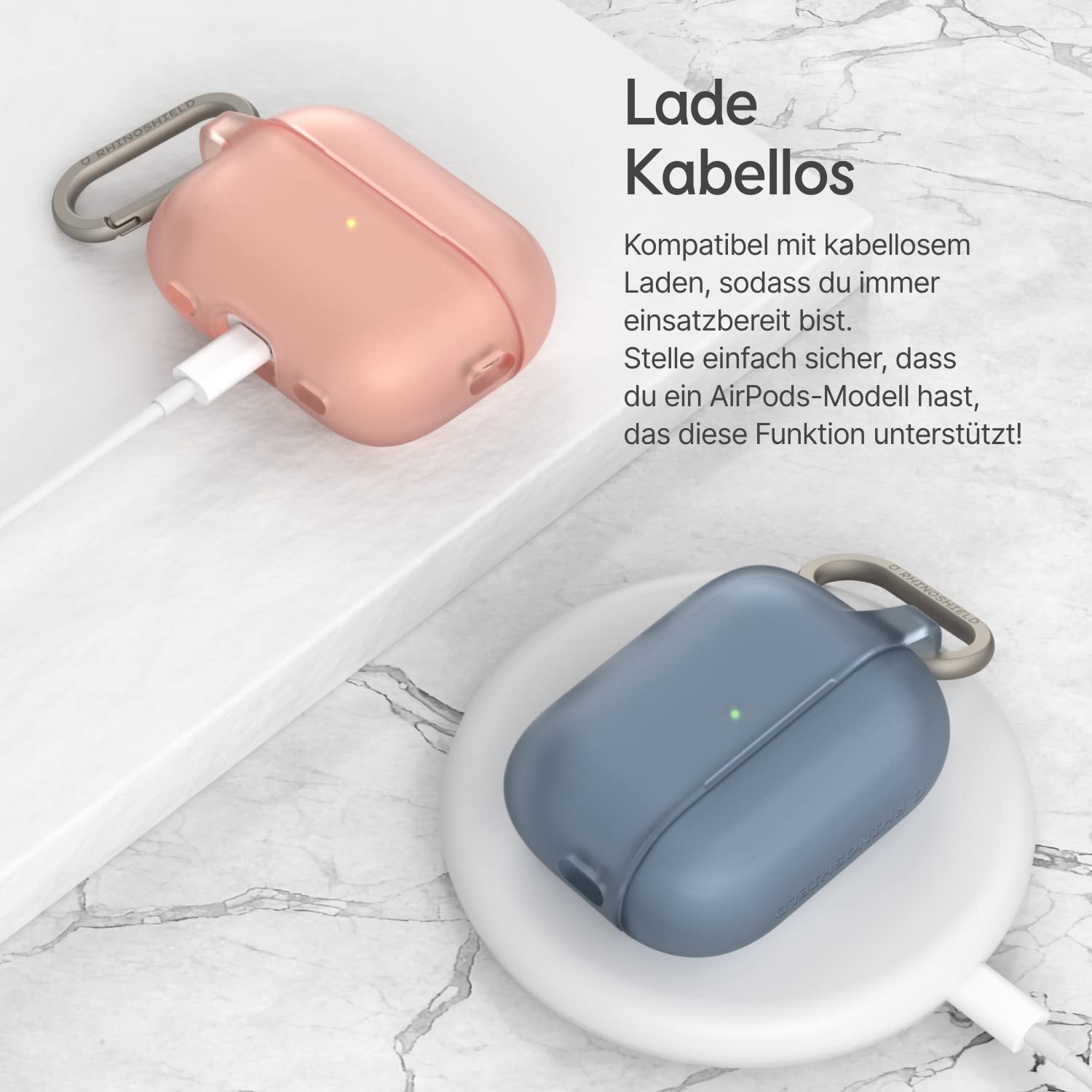 RhinoShield Kopfhörer-Hülle für AirPods Pro 2 - Kobaltblau
