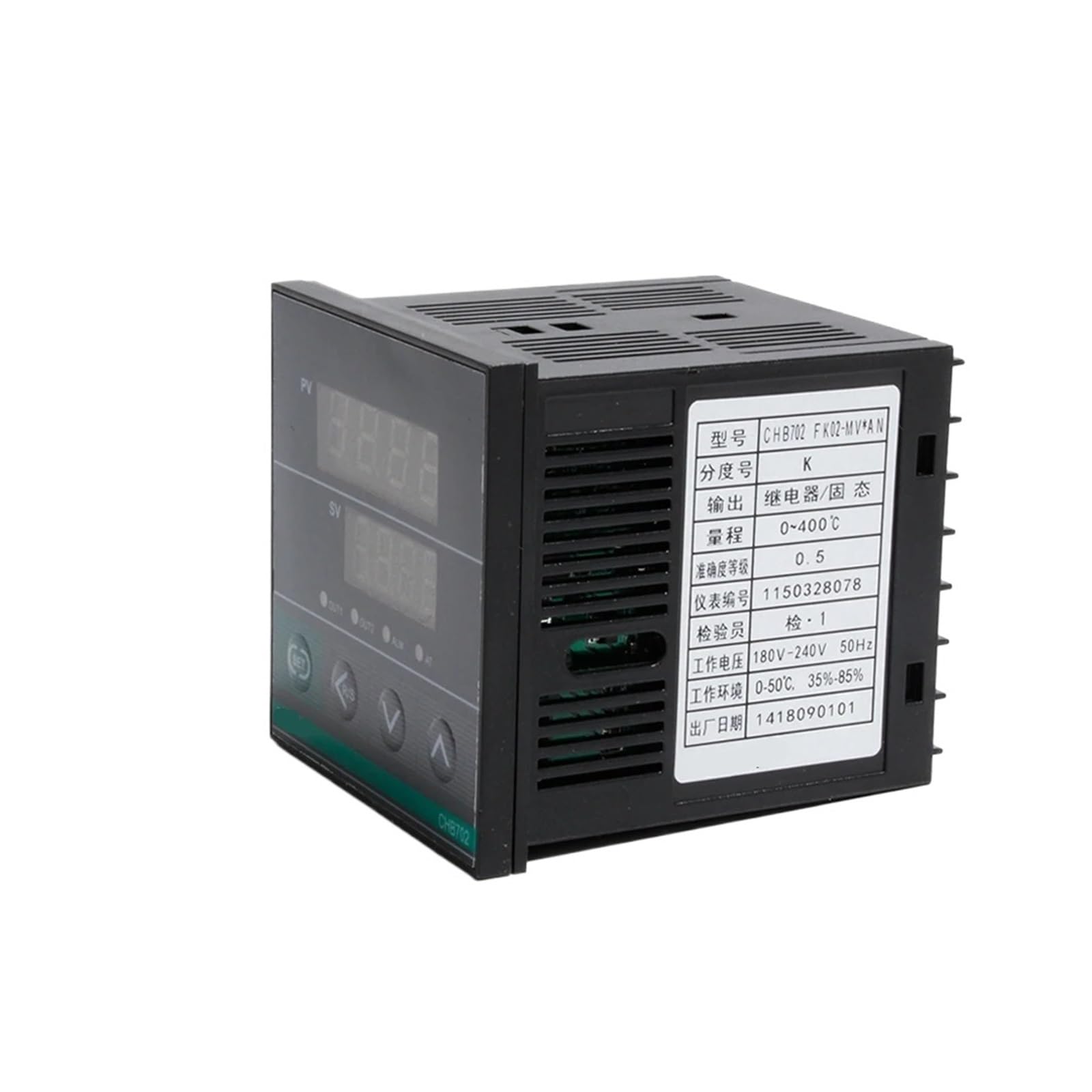 regolatore Temperatura pid Regolatore di Temperatura del termostato PID con Uscita a relè, relè di Uscita, 180~240 V CA 50 Hz, intervallo 0~400℃