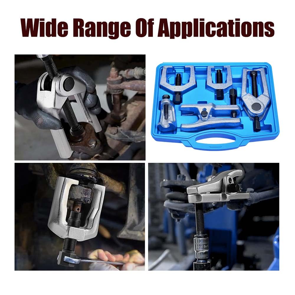 5pc Strumenti per estrattore per giunti sferici Strumenti per la rimozione di separatori separatori Kit Strumenti per estrattori per bracci Pitman, Strumenti per separatori