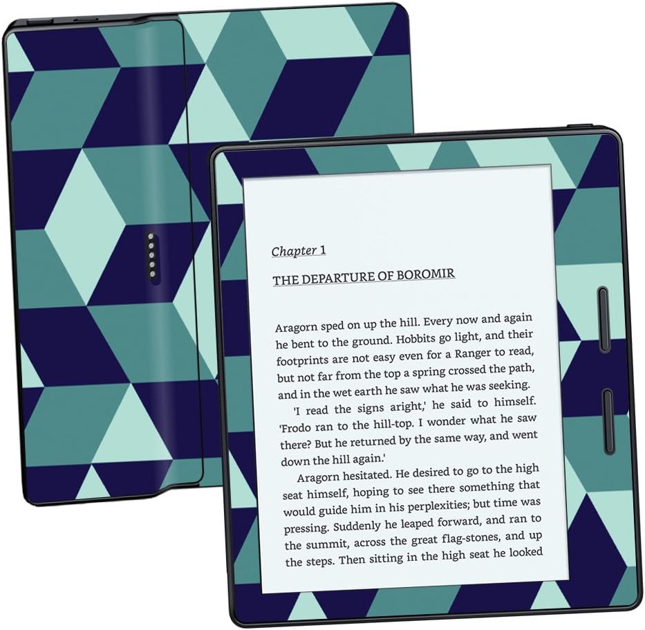 MightySkins Skin Compatible with Amazon Kindle Oasis 6" (8th Gen) - Geo Tile | Protective, Durable, and Unique Vinyl Decal wrap Cover | Easy to Apply, Remove, and Change Styles | Made in The USA