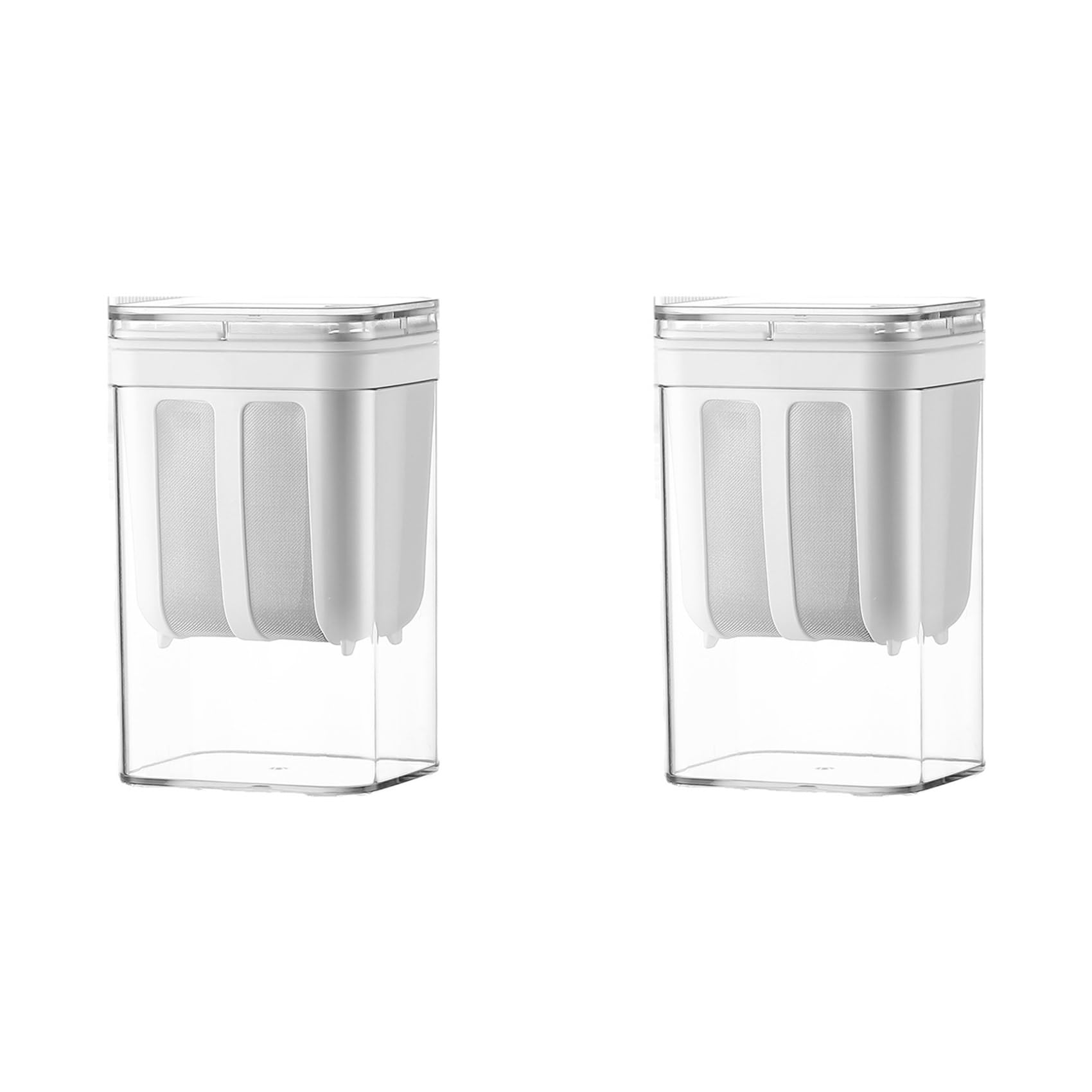 Vjsujehgy 2X 1800ml Yogurt Filter Greek Yogurt Strainer Food Strainer Storage Container Whey Separation Cheese Tools