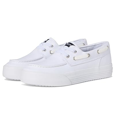 Sperry Kids Bahama Platform (Little Kid/Big Kid) Girls Shoes White 1