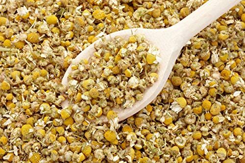 bMAKER Dried Chamomile Flowers (4oz) - Bulk Bag - Kosher Certified Herbs for Relaxation Herbal Tea, Dried Flowers for Soap Making, Lotion, Shampoo, Essential Oil Extract, Loose Leaf Chamomile Tea