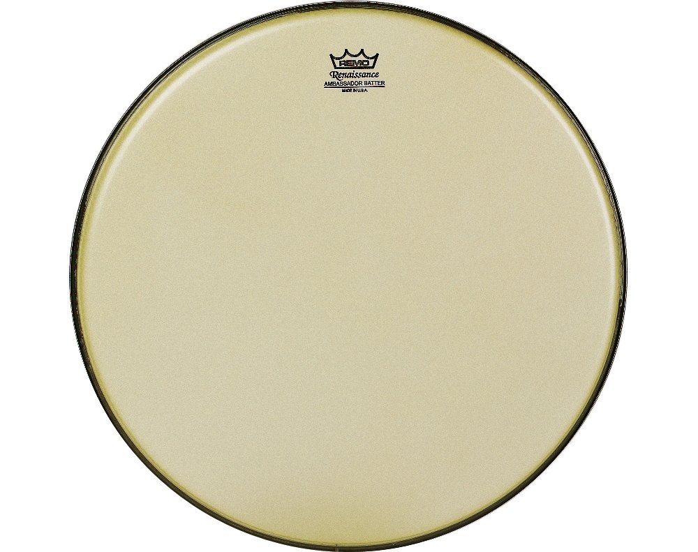 Remo Drumhead Pack, Ebony, 18-inch (RA-1018-SS)
