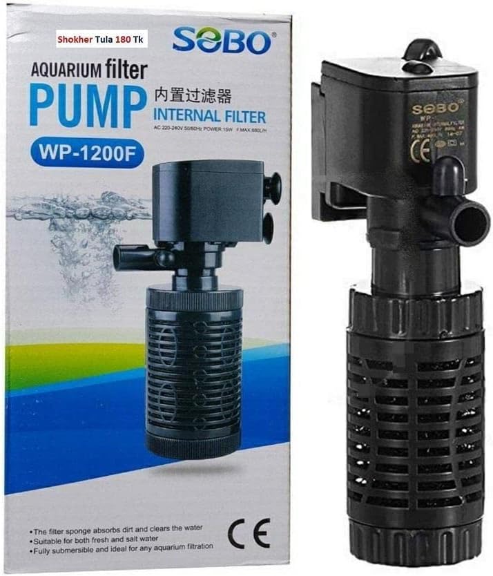 Sobo WP1200F Aquarium Internal Filter,1 Piece