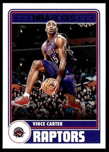 2023-24 NBA Hoops Tribute #294 Vince Carter Toronto Raptors Official Panini Basketball Trading Card (Stock Photo Shown, Card in Near Mint to Mint