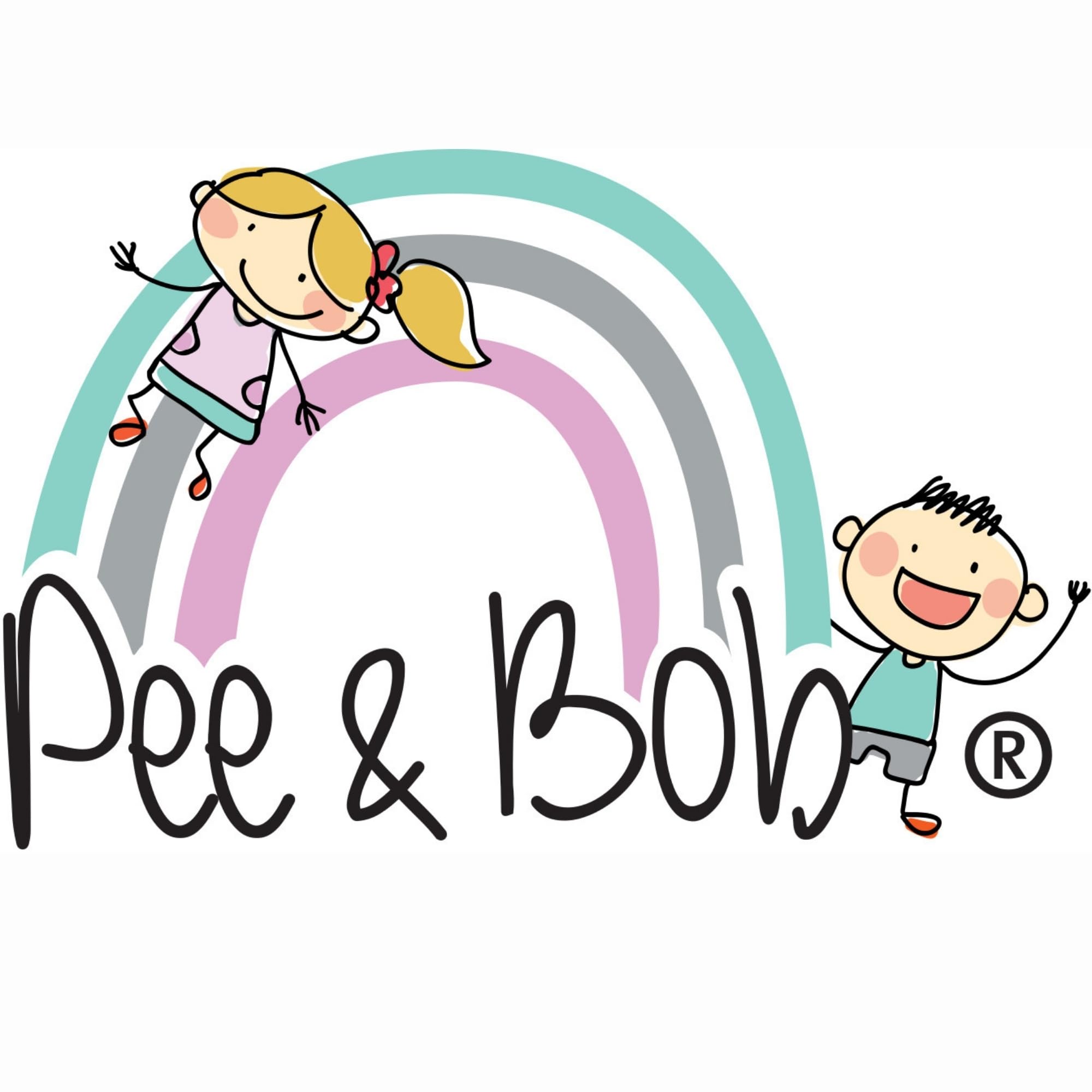 Pee & Bob Dein Töpfchen für unterwegs | Klein & Leicht, Haltbar und Stabil und Made in Germany | Mit Kindern immer und überall eine saubere Toilette, inkl. 5 Einwegtüten [Mint]