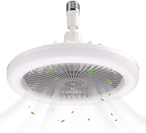 Miniatura 1 de WOBBLO Ventilador de techo 2 en 1 con luces, motor silencioso y temporizador, ventilador de techo moderno con luces, luz de ventilador de perfil
