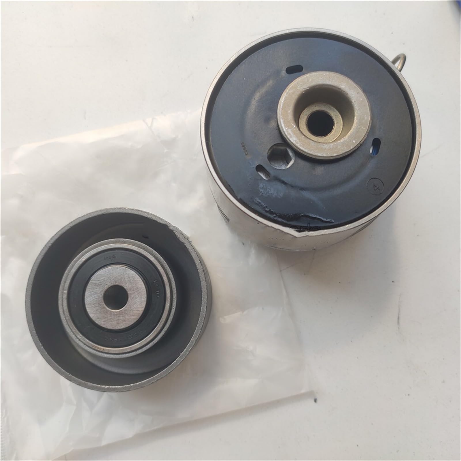 napinacz samochodowego Jeden Zestaw Paska Rozrządu Napinacz Koła Pasowego Pasuje Do Chevroleta Cruze Sonic Epica Buick Regal Rolka napinacza łańcucha