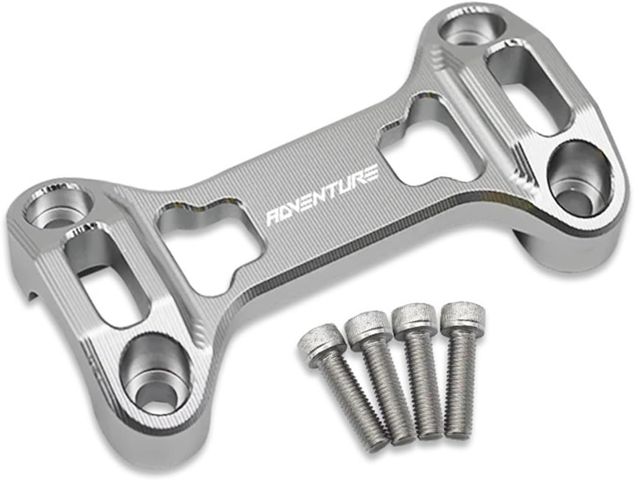 Motorcycle Handle Bar Handlebar Riser Top Clamps Cover R1200gs Fit for BMW R1200GS LC Adventure R1200 GS 2013-2018(Silver Adventure)