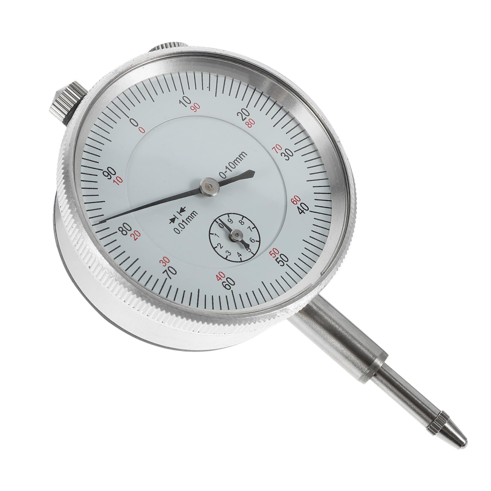 STOBAZA Aluminum Racks Depth Gauge Dial Indicator 0-10mm Magnetic 0.01mm Accuracy