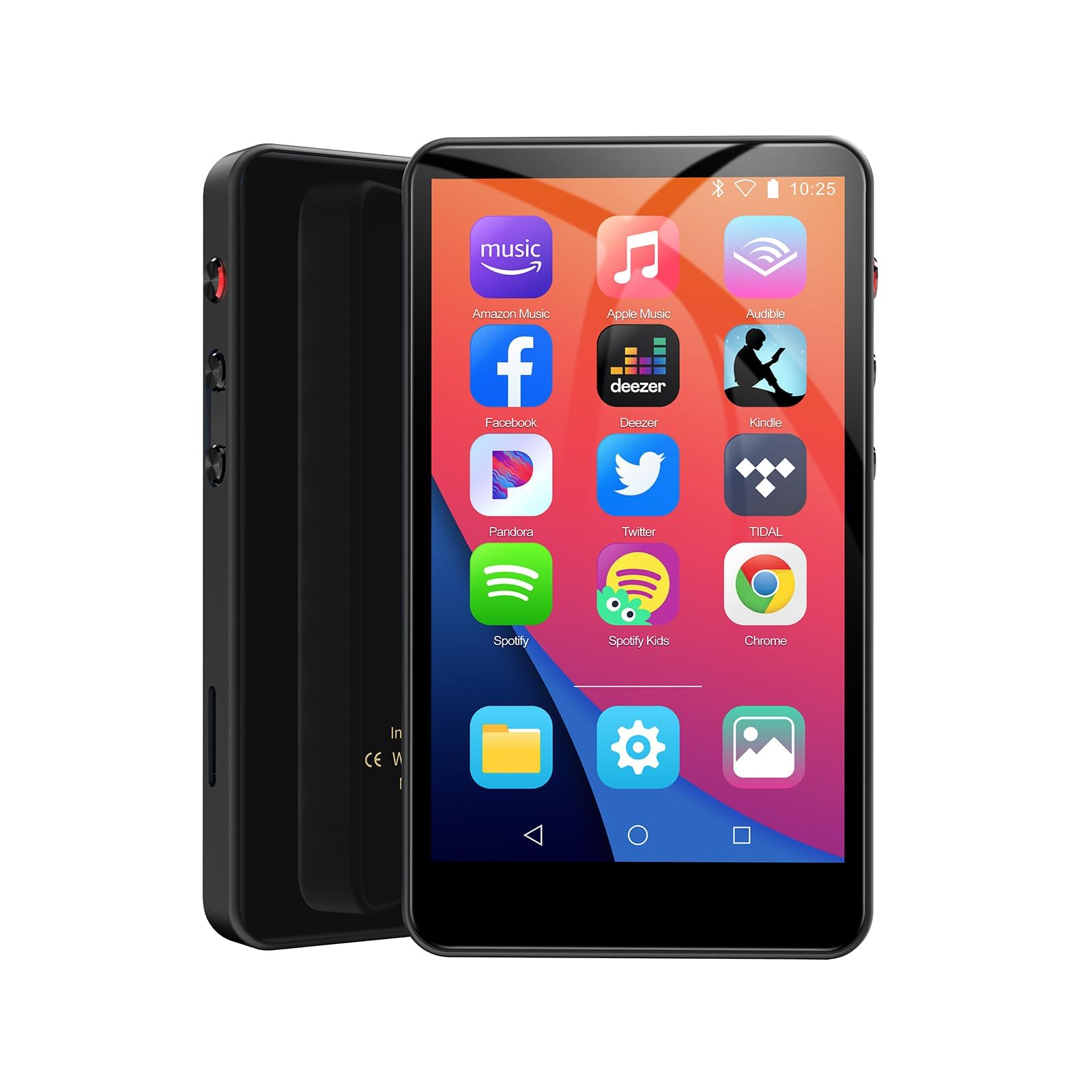 144GB MP3 Player with Bluetooth and WiFi 4IN HD Full Touch Screen MP3 MP4 Music Player with Spotify