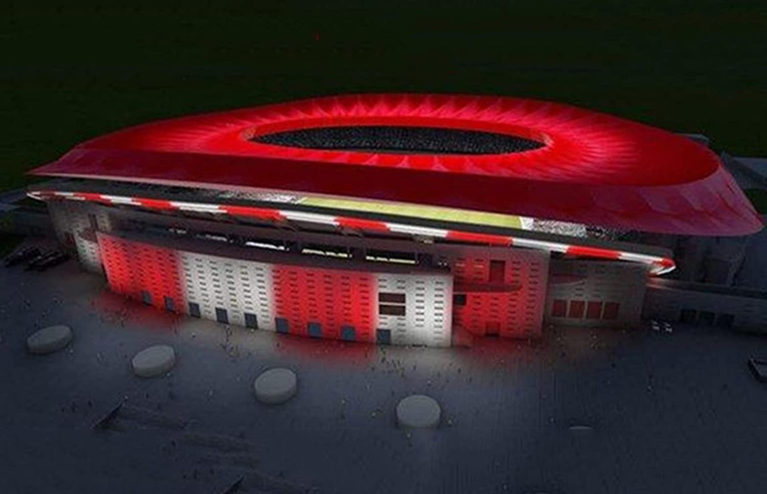 Puzzle 3D DIY Model zabawkowy do budowania stadionu 116 elementów dla dorosłych i dzieci