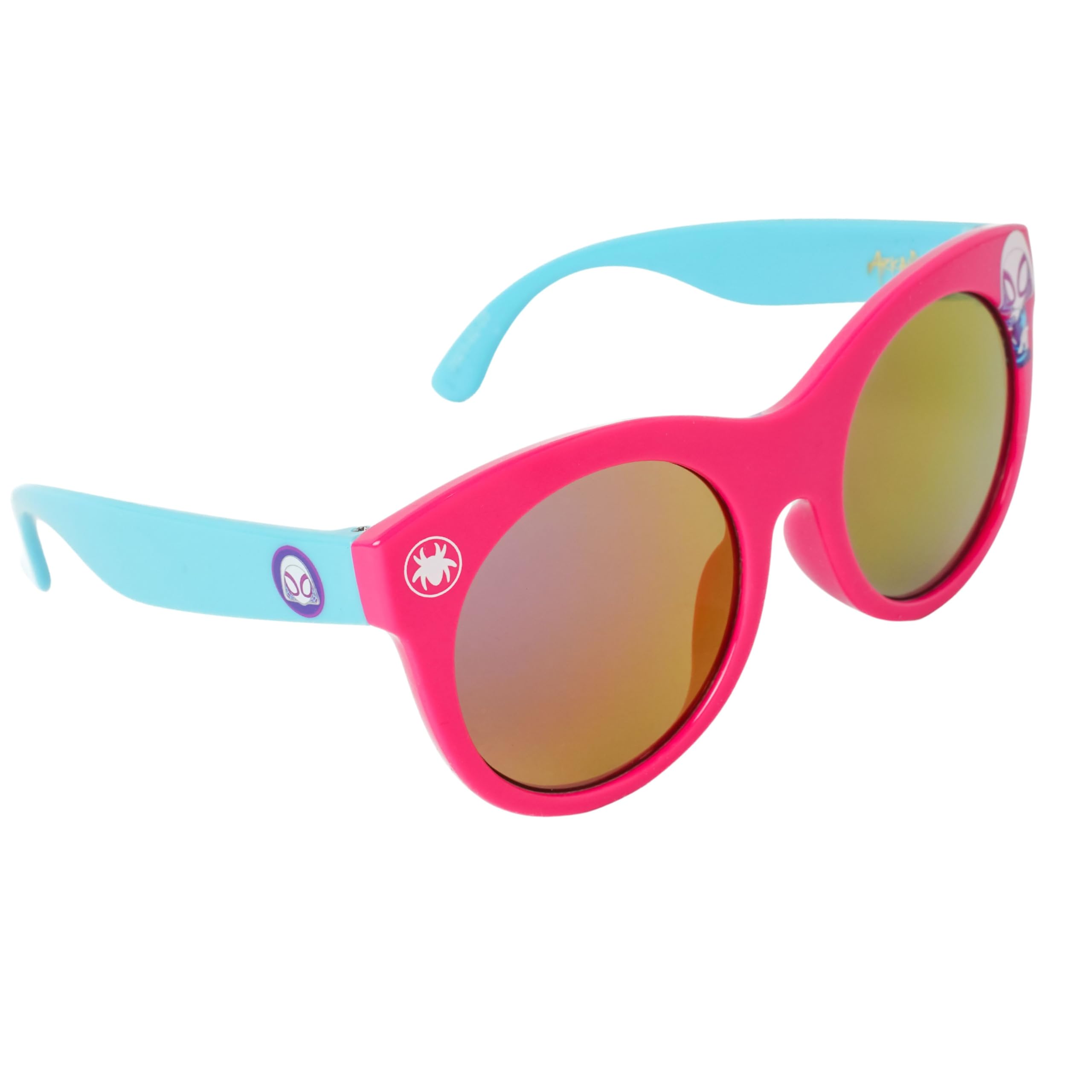 ARKAID Ghost Spider Pink Sunglasses for Girls | Officially Licensed Marvel Shades | UV 400 | One Size Fits Most Kids