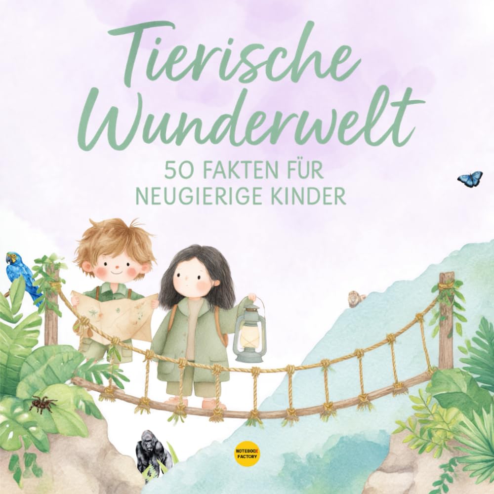 Tierische Wunderwelt: 50 Fakten für neugierige Kinder