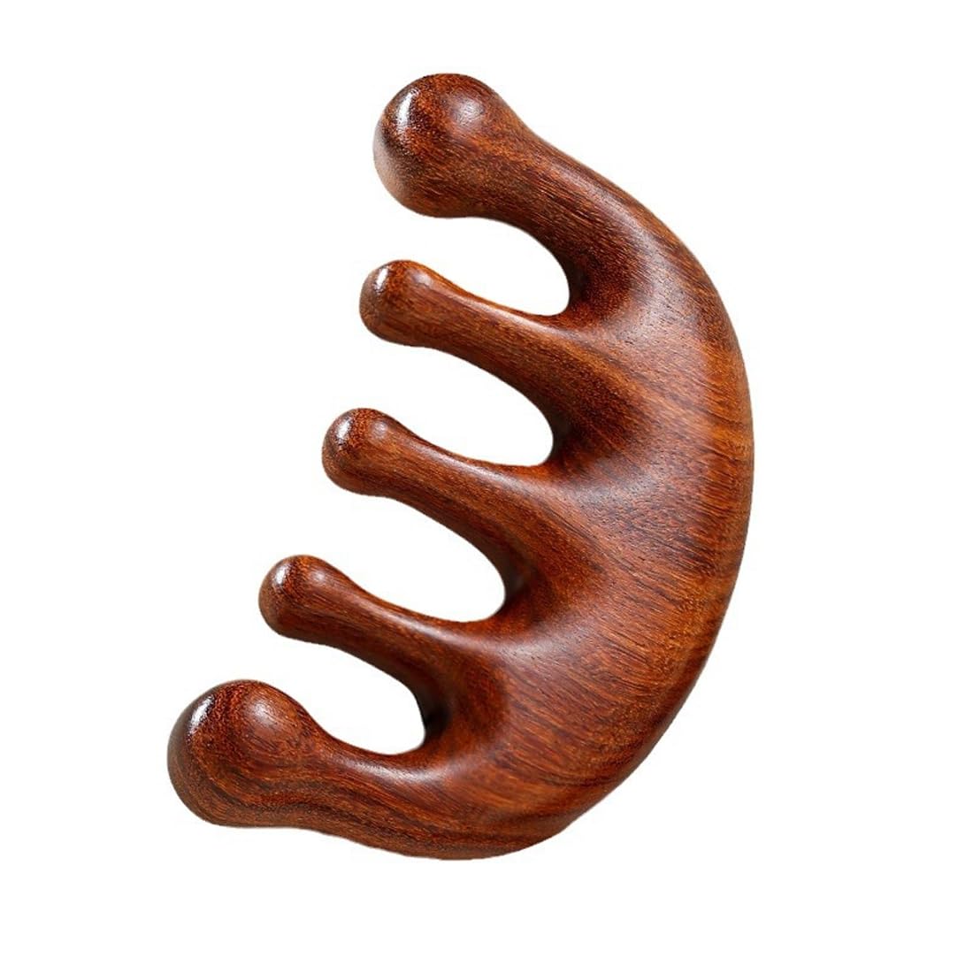 Masajeador del Cuero Cabelludo, Masajeador del Cuero Cabelludo, Masaje del Cuero Cabelludo, Peine de Masaje de Madera con Dientes Anchos, Peine de Dientes Redondos para Masaje del, 1 Pieza