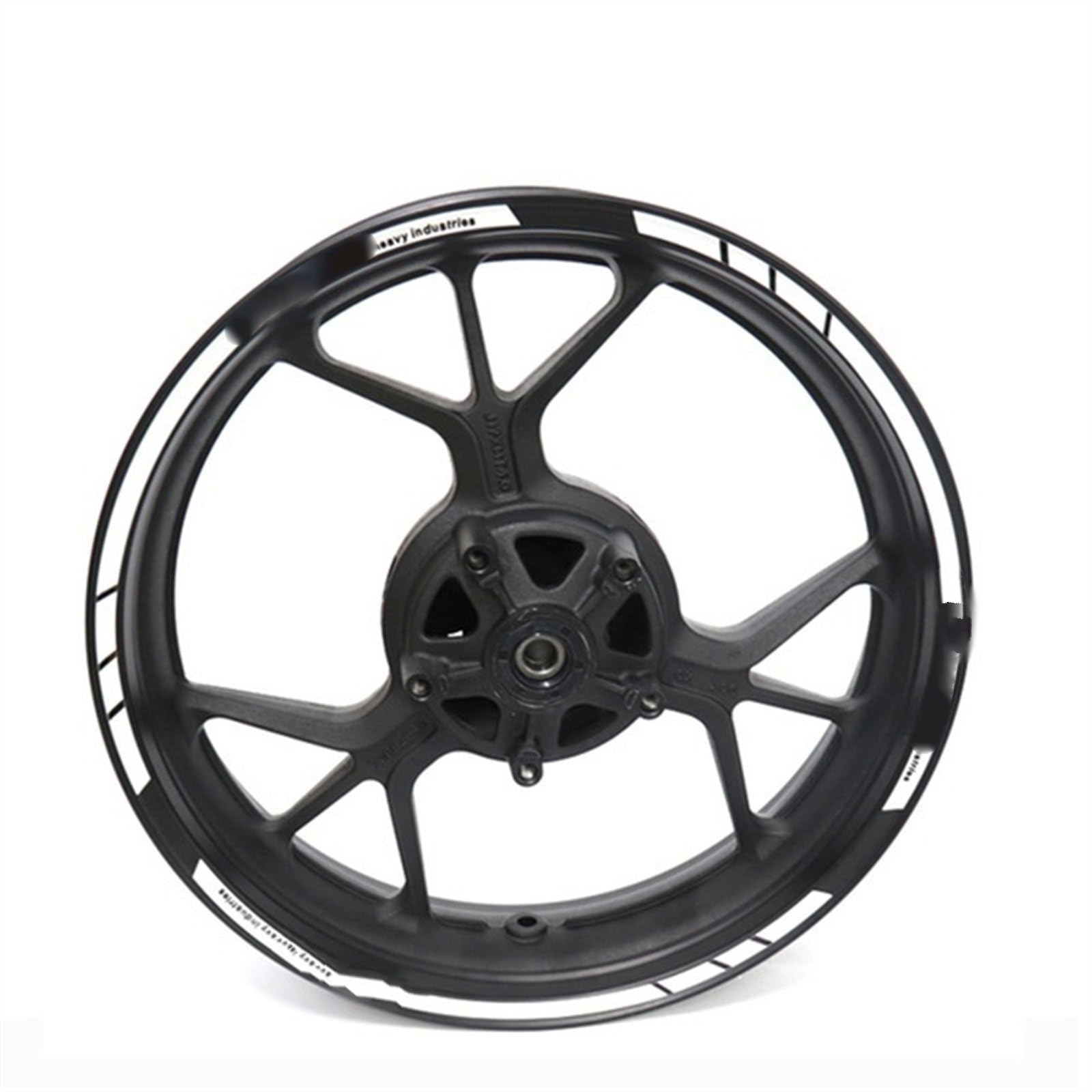 Motorcycle Wheel Stickers Reflective Rim Motorbike Waterproof Decals for Kawasaki for VERSYS 1000 Decorative(Color12)