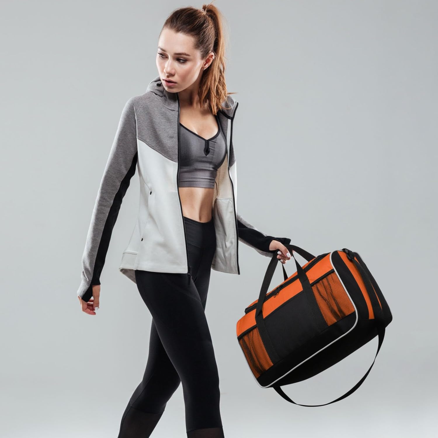 BuyAgain Duffle Bag, 17" Small Travel Carry On Sport Duffel Gym Bag. - Image 8