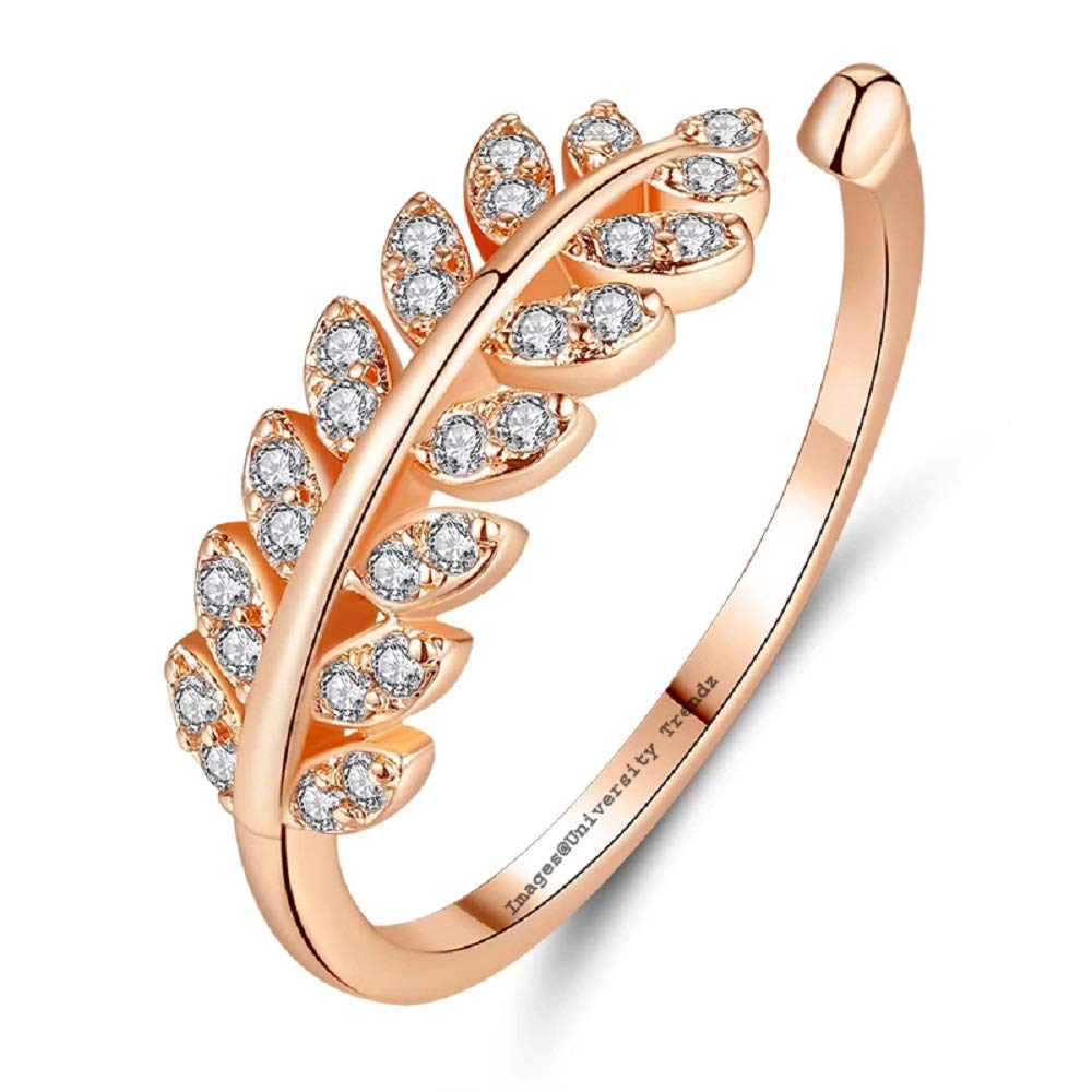 See full amazon price history chart for University Trendz Rosegold Plated Adjustable Leaf Ring for Womens and Girls University Trendz Rosegold Plated Adjustable Leaf Ring for Womens and Girls (B07WHJLV4T) Amazon Price History, Amazon Price Tracker