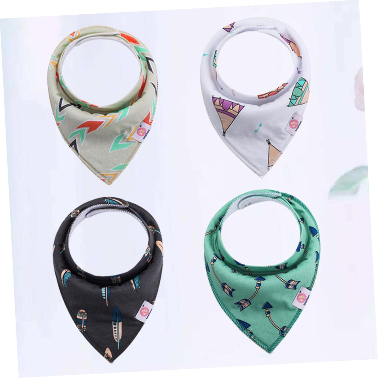 Toyvian 8 Pezzi Bavaglini Per Neonati Bavaglini Per Bambini Per La Saliva Bavaglino In Cotone Per Bambini Asciugamano Per La Saliva Del Bambino Bavaglino Per