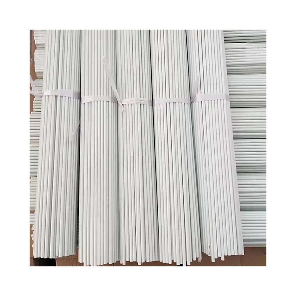 Varillas de fibra de vidrio sólidas, 500mm de longitud, 0,8-10mm de diámetro, varillas de aislamiento blancas for manualidades, cometas, tiendas de campaña, 10 Uds.(9.0x500mm)