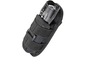 Holster Flashlight - LIVANS Tactical Rotatable Flashlight Holder