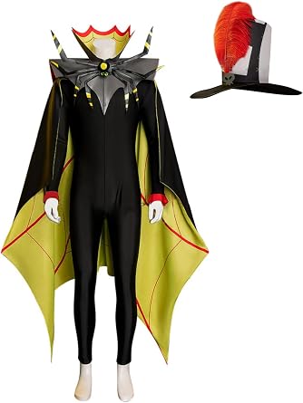 Adult Hazbin Cosplay Zestial Costume Helluv Boss Zestier Uniform Boss King Zestial Dress Up for Halloween Men
