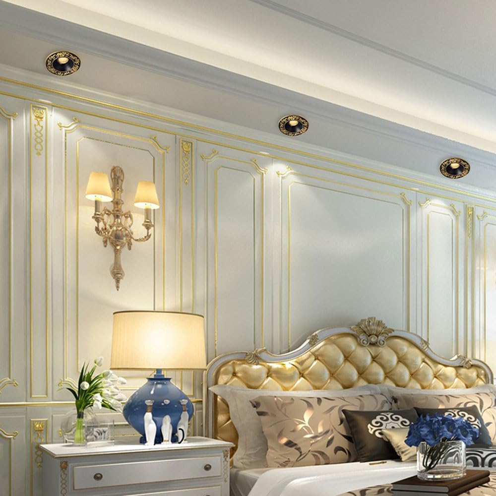 WLBHWL 8-Pack LED Recessed Ceiling Light, 6W,8W,10W,12W LED Downlight, 3-CCT Selectable 3000K/4000K/6000K, 36 Beam Angle COB Recessed Lights, for Ceiling Lighting