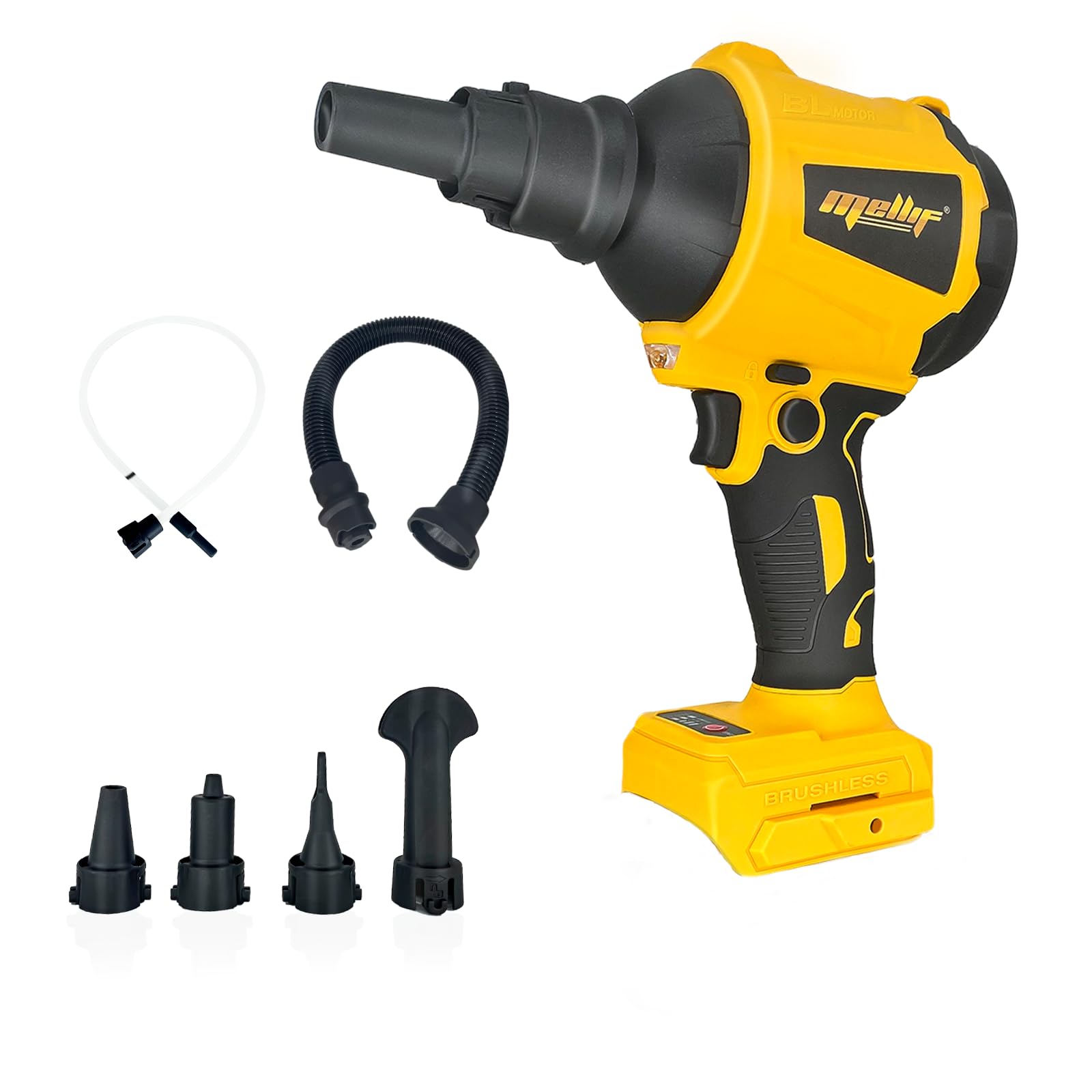 Soplador Eléctrico Inalámbrico Compacto Compatible Con Baterías DeWalt 18V - Ideal Para Limpiar Hojas, Polvo Y Garaje