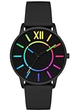 Unisex Watch Easy to Read Waterproof Silicone Strap Watch