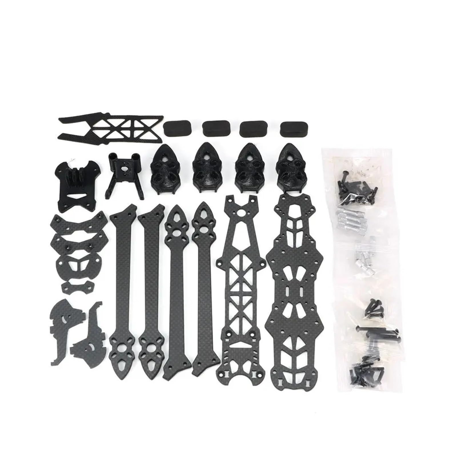 Kit de marco de cuadricóptero de fibra de carbono, HTX057, 295mm