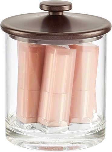 Miniatura 5 de mDesign - Recipiente redondo para baño, 2 unidades