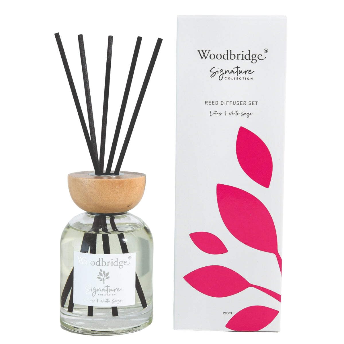 Aroma Accessories White Woodbridge Lotus & Sage Reed Diffuser - 200Ml