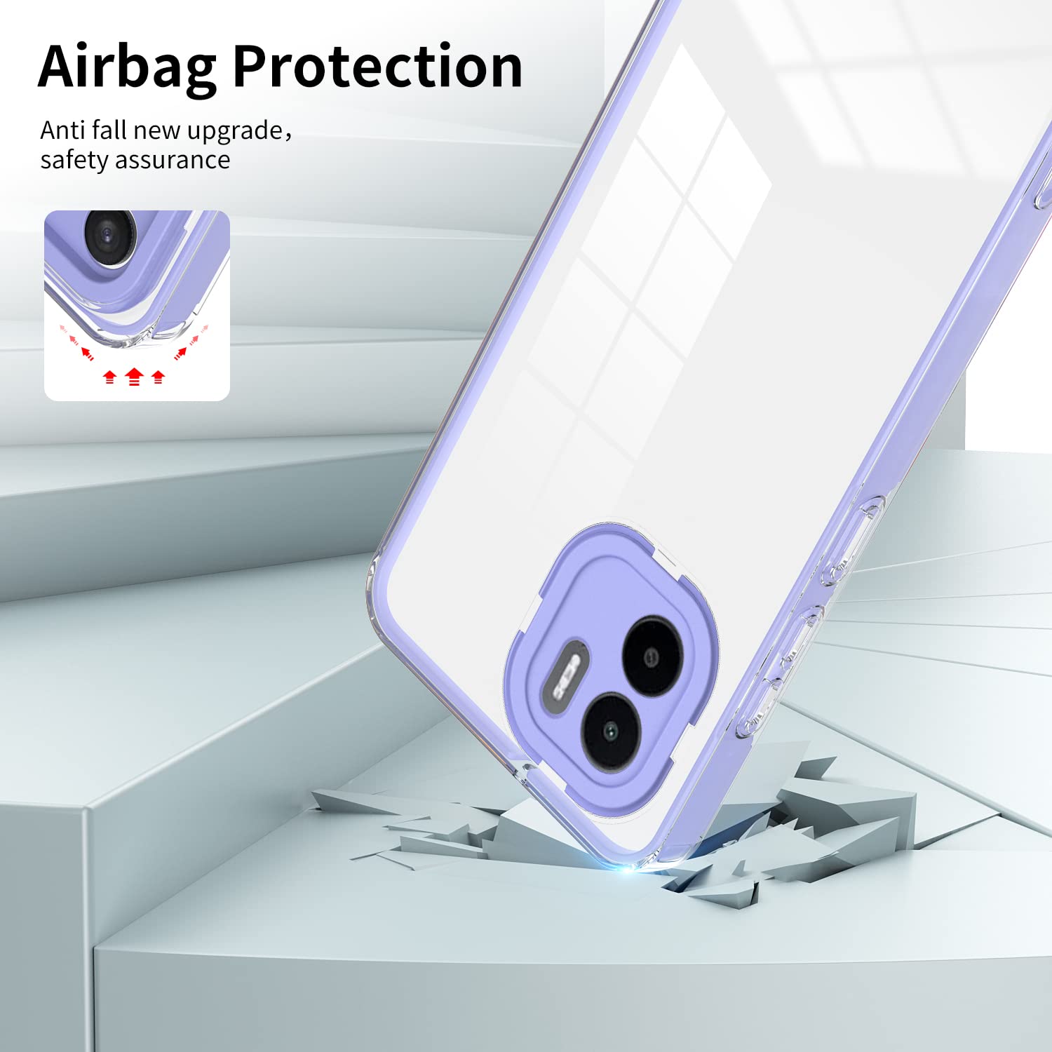 Custodia Per Redmi A1 / A2 In Silicone TPU Sfumato
