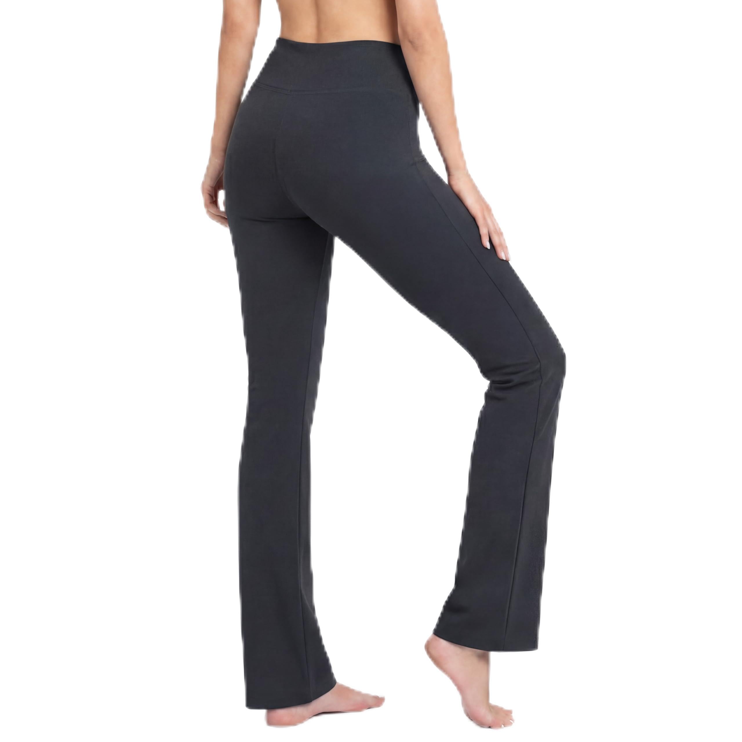 Nirlon Straight Leg Yoga Pants - Yoga Pants for Women Soft & Breathable Womens Leggings for Gym & Yoga Regular & Plus Size