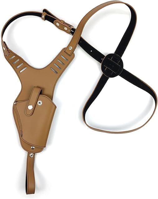 Shoulder Pistol Holster,PU Pistols Houlder Holsters Concealed Adjustable for 19 92 17 18