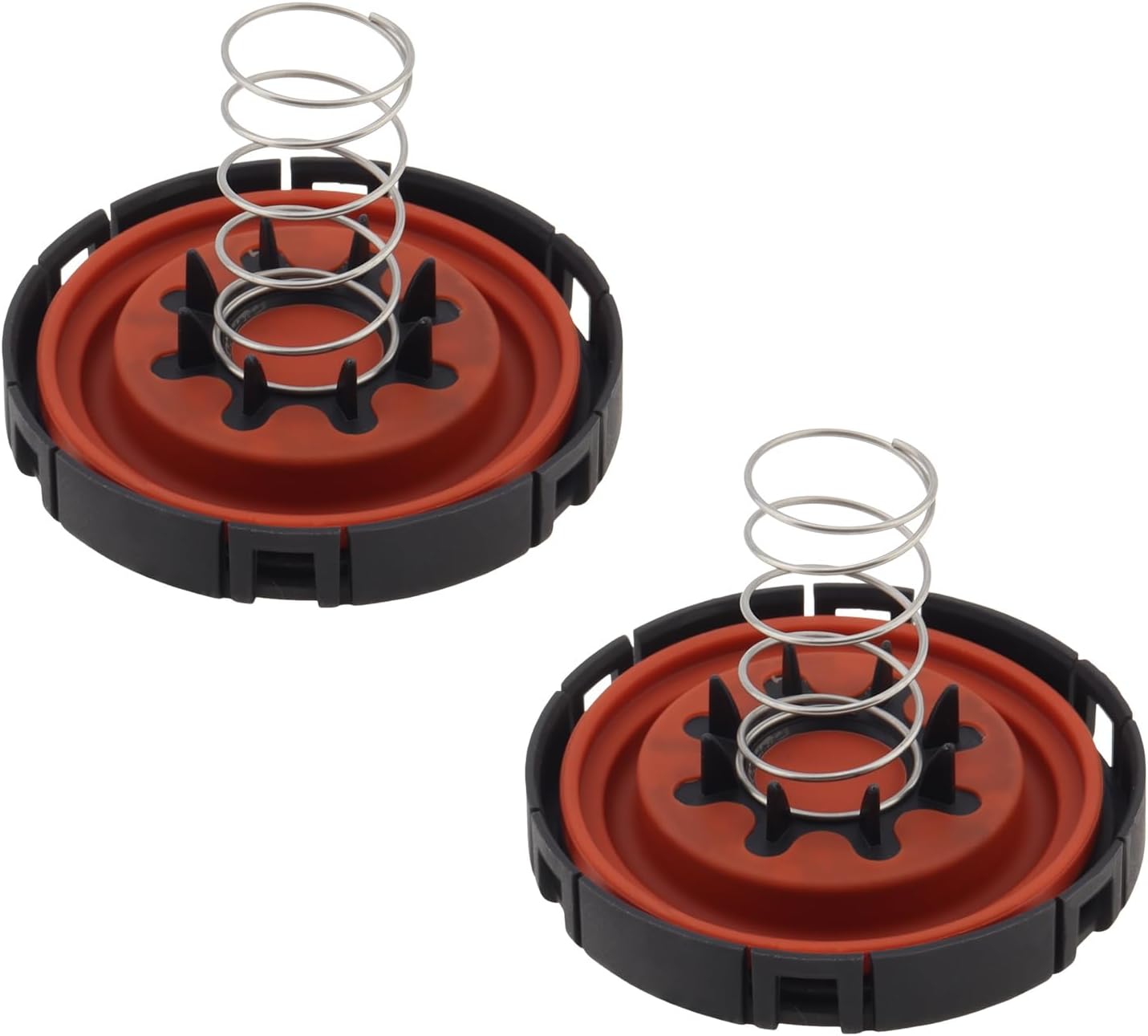 PCV Valve Cover Repair Kit LR041443 LR051835 - Compatible with Land Rover LR4 Range Rover Sport Discovery and Jaguar XF XJ XK 3.0L 5.0L 2010-2016 - 2 Piece PVC Crankcase Ventilation Valve Set