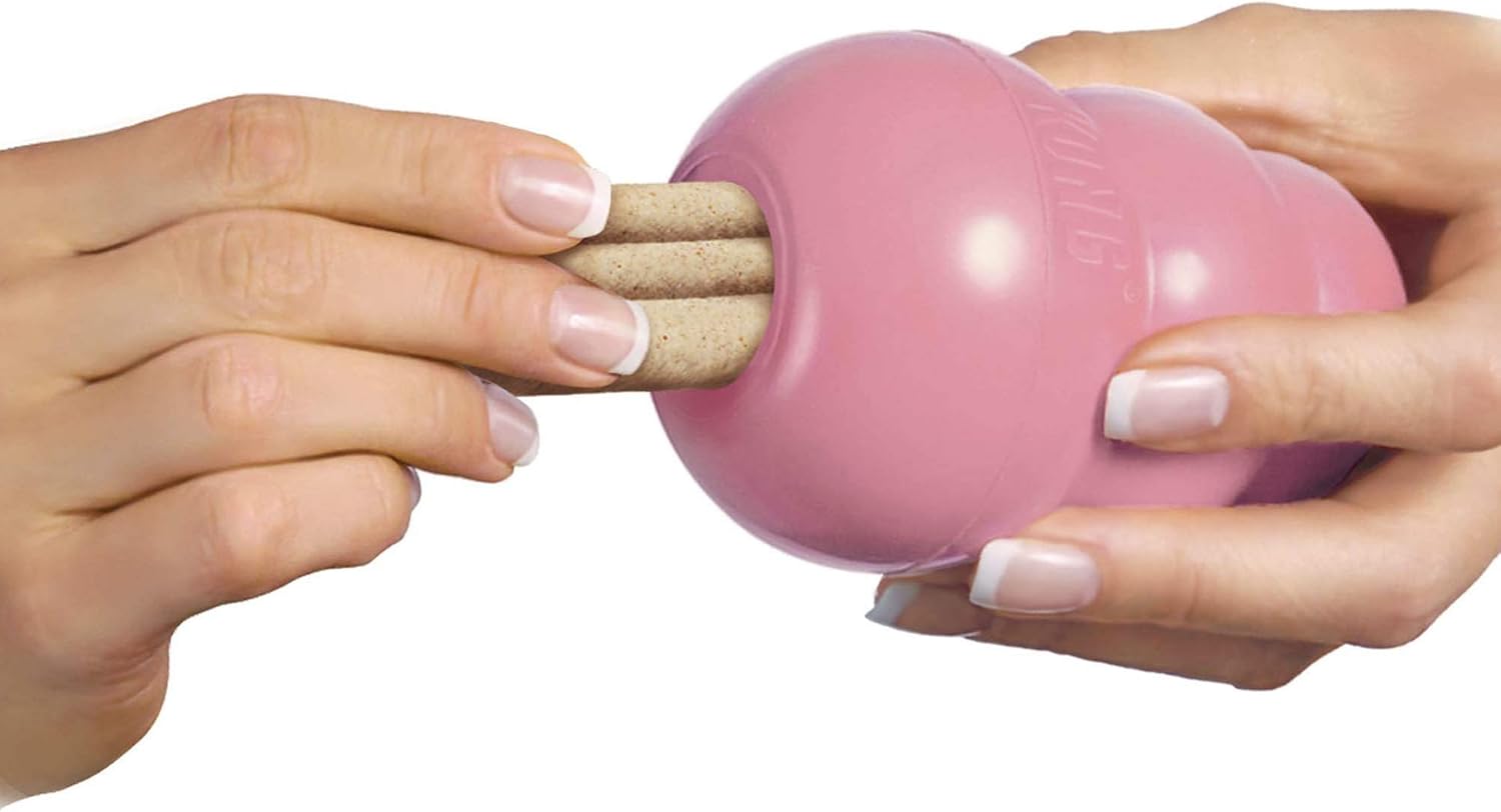 KONG - Puppy and Ziggies - Puppy Toys for Teething with Treats (Colors May Vary) - for Medium Puppies