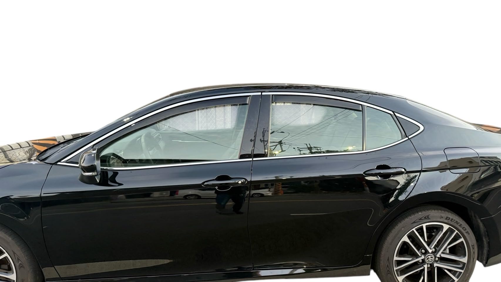 Condition photo showing New/Like New for 2025 2026 in-channel rain guards for toyota camry side window visor deflectors le se xle xse
