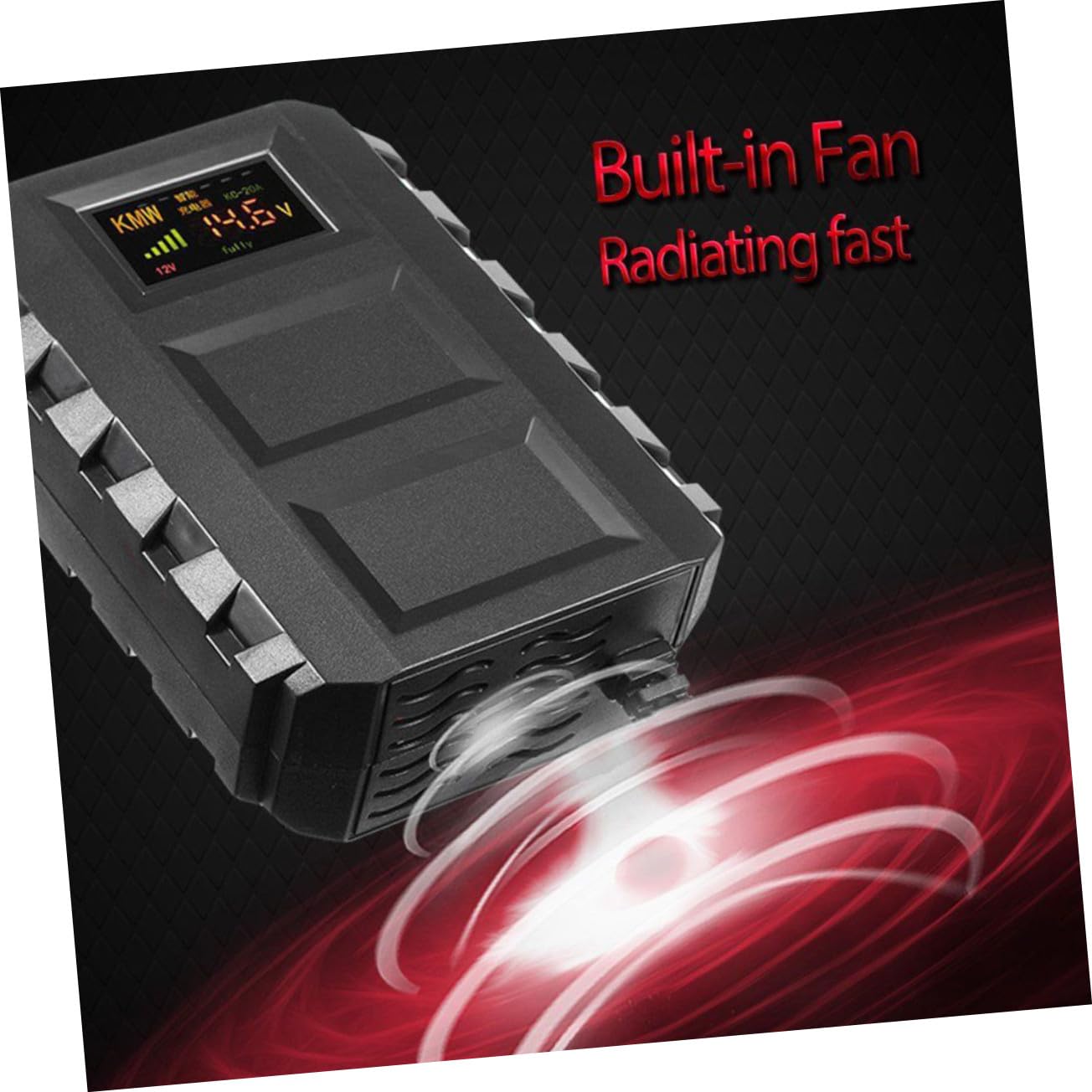 Chargeur Batterie Auto pour et Voiture Protection Multiples Surcharge et Court Circuit Compatible Batterie Acide Charge Stable et Sécurisée