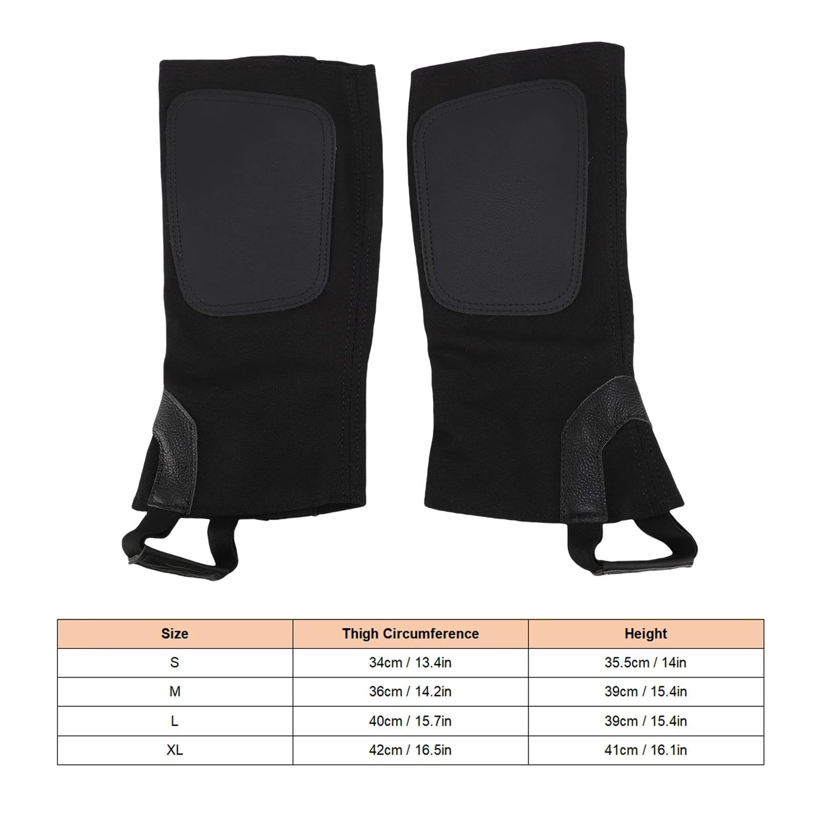 Gambali da equitazione Protezione for equitazione in pelle professionale ergonomica for, mezza gamba for allenamento
