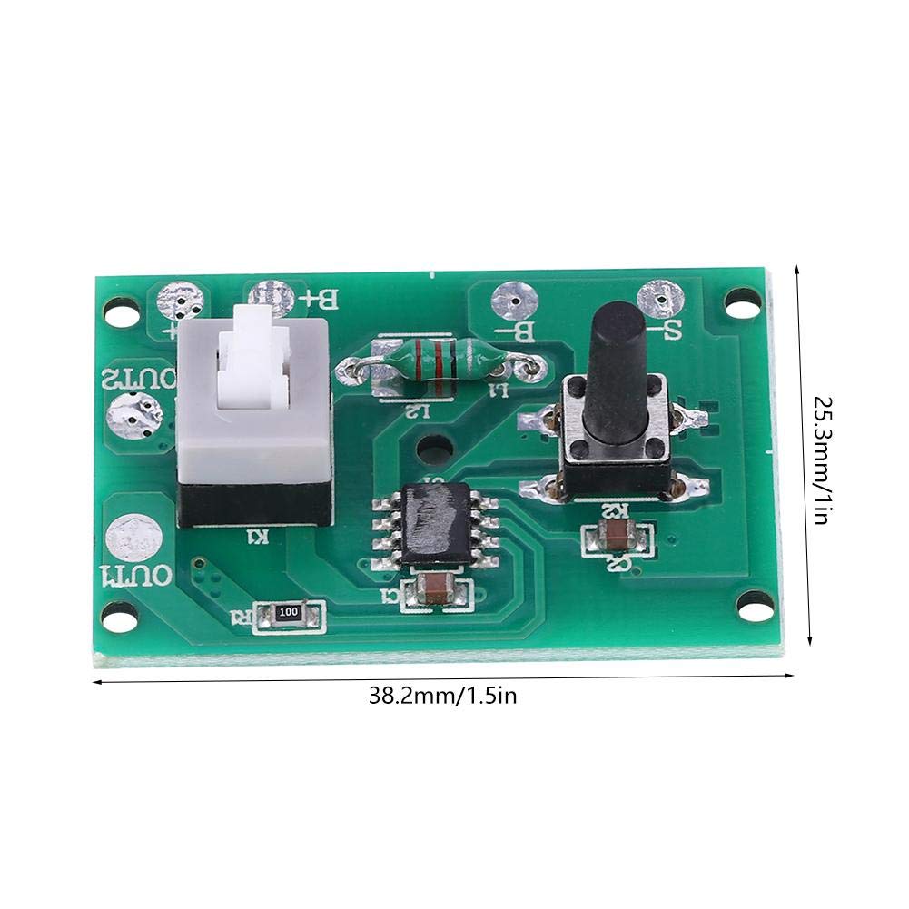 2 Modules Contrôleur Pour Guirlande Solaire 1.2V - 8 Modes D'éclairage - Carte PCB Pour LED, Compatible Batteries NiMH - 6