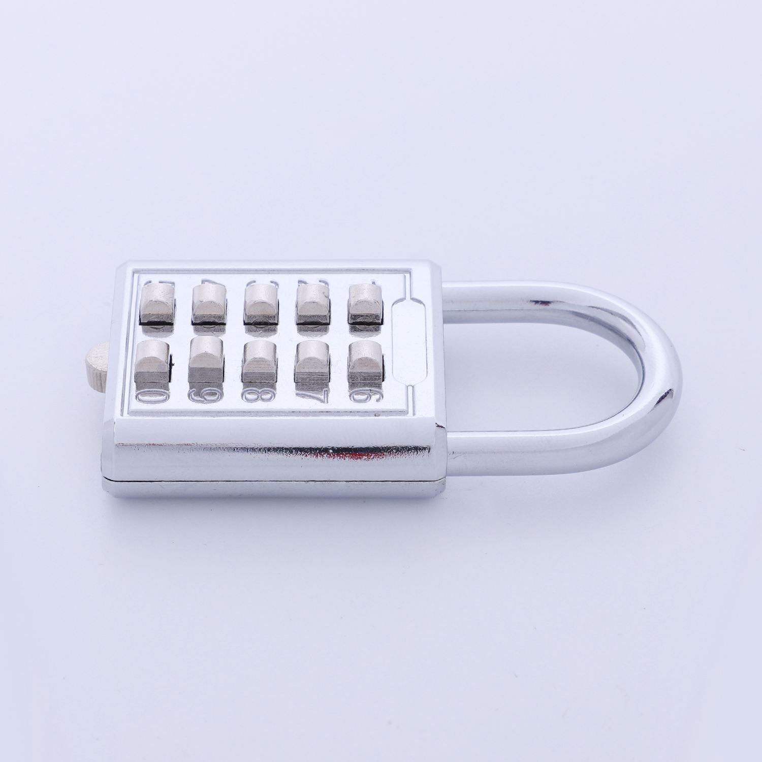 Pasuihcay Anti-Theft Button Combination Padlock Digit Push Password Lock Zinc Alloy Security Lock Suitcase Luggage Coded Lock Cupboard Cabinet Locker Padlock