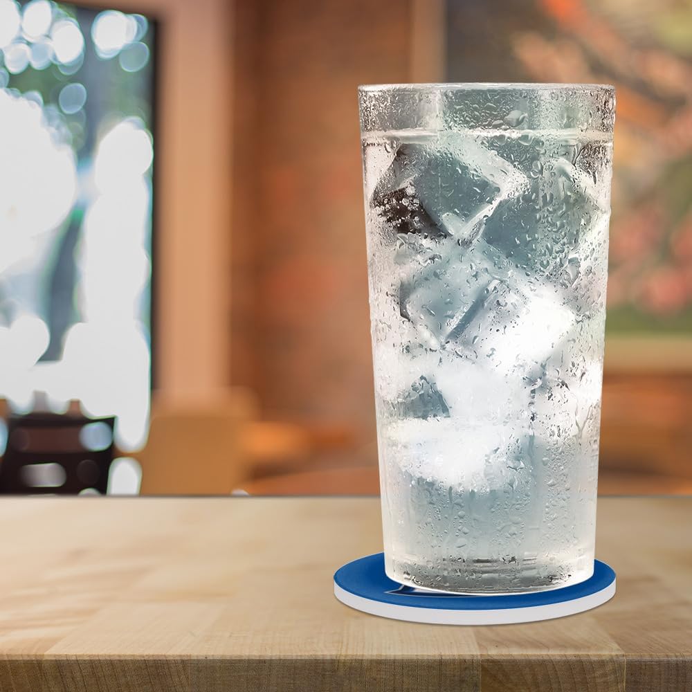 GRAPHICS & MORE Creighton University Primary Logo Round Ceramic Coasters, Set of 2, 3.9" Ceramic Stone & Cork Base, Drink Coaster for Tabletop Protection - Image 5